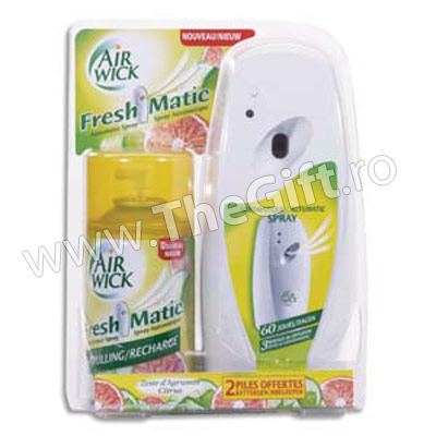 Odorizant de camera Air Wick 260 ml, aparat si spray
