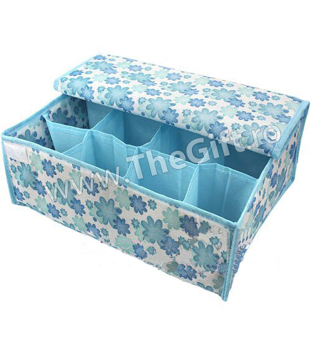 Organizator de sosete, lenjerie intima 12+1 compartimente