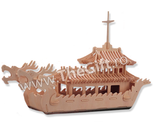 Puzzle 3D Dragon Boat