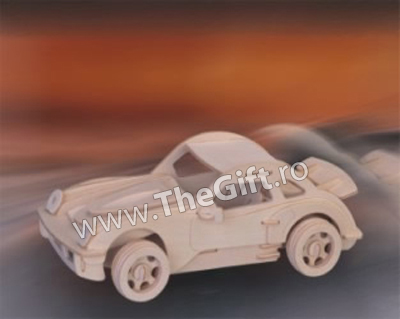 Puzzle 3D lemn Porsche 911