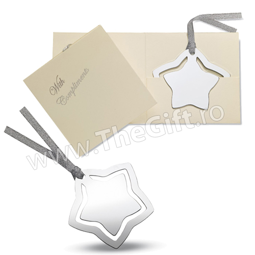 Semn de carte placat cu argint