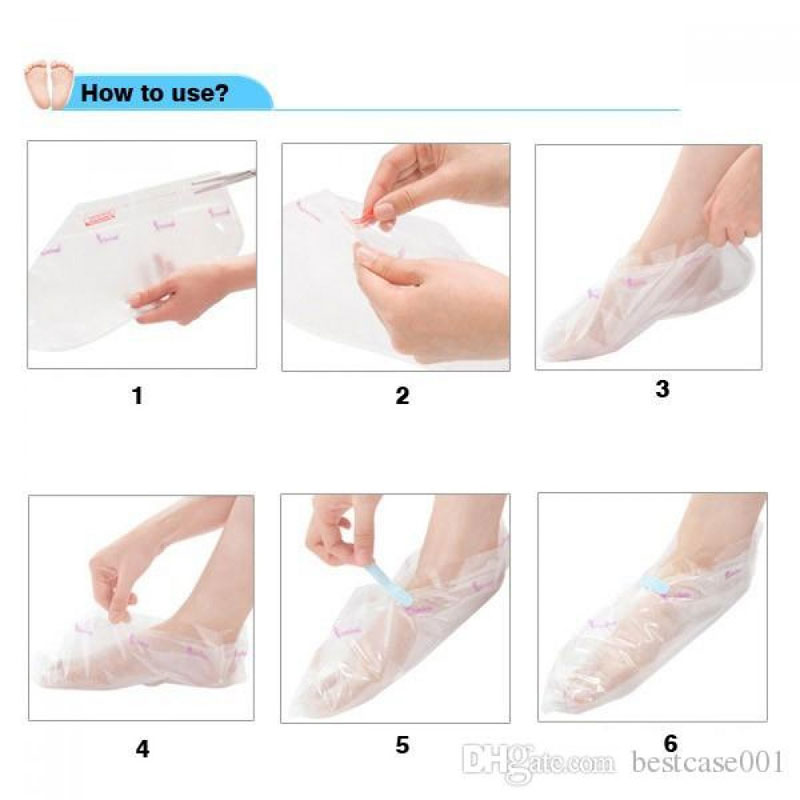 Set 7 masti exfoliere piele Feet Mask Rolanjona - Apasa pe imagine pentru inchidere
