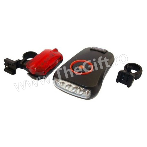 Set lanterne cu LEDuri SMD superluminoase pentru bicicleta