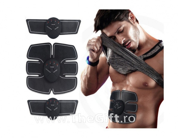 Six Pack Gym, set 3 aparate de electrostimulare