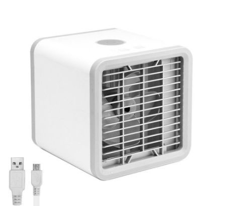 Ventilator Portabil, Arctic Cooler, alimentare prin USB, lumini - Apasa pe imagine pentru inchidere