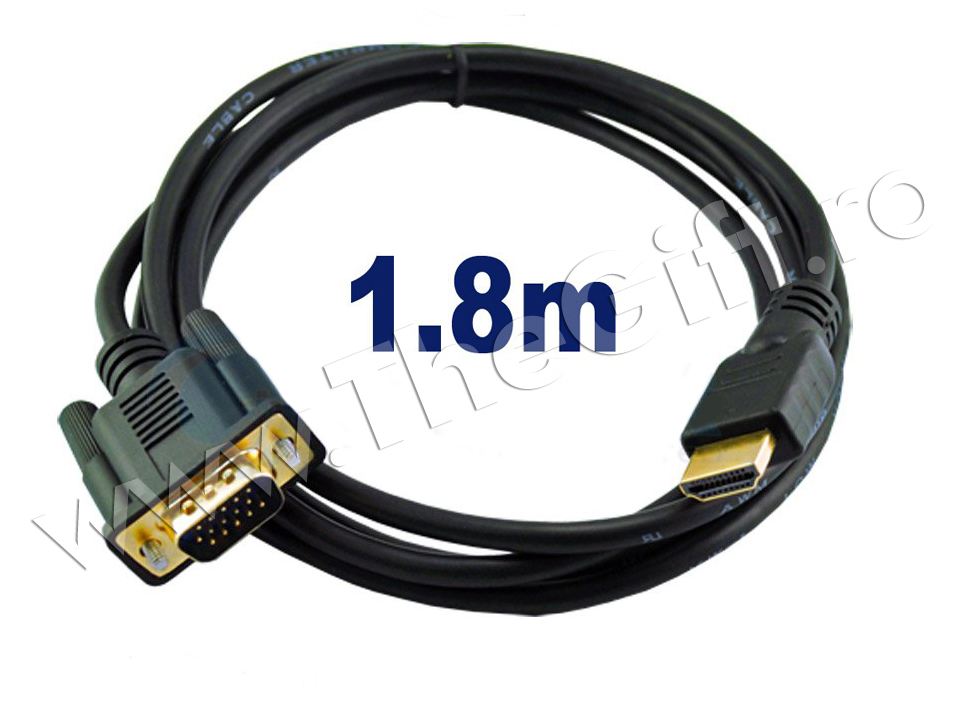 Cablu VGA - HDMI - 21 LEI : Magazinul de cadouri TheGift.ro - Magazin ...
