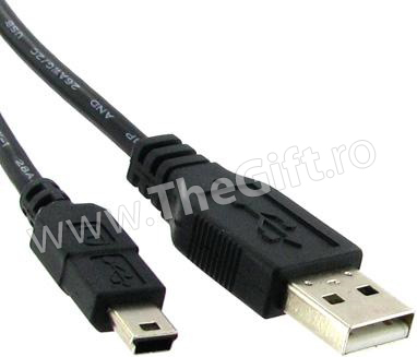 Cablu mini USB - camera foto, MP3 sau MP4 player - Apasa pe imagine pentru inchidere