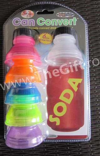 Set 6 capace pentru doze metalice de bauturi