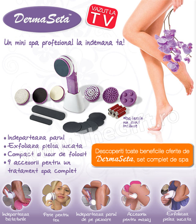 Derma Seta - Mini spa profesional cu cristale
