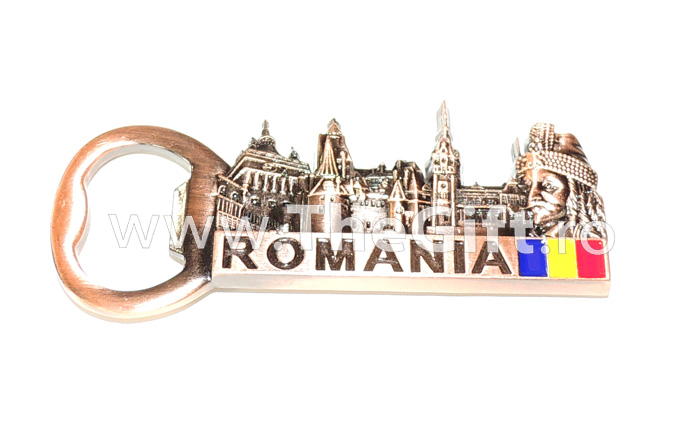 Desfacator, magnet de frigider Romania, Dracula - Apasa pe imagine pentru inchidere