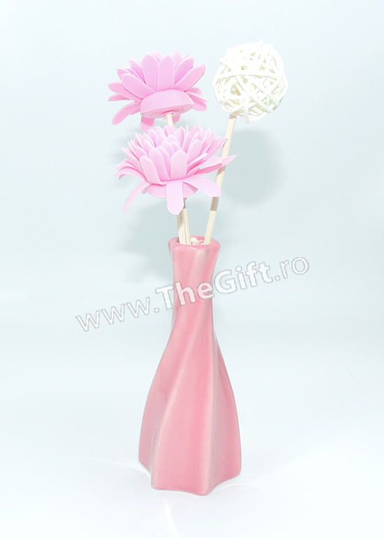 Difuzor odorizant ambiental, vaza cu flori - Apasa pe imagine pentru inchidere