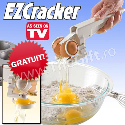 EZ Cracker - spargatorul, separatorul si decojitorul de oua