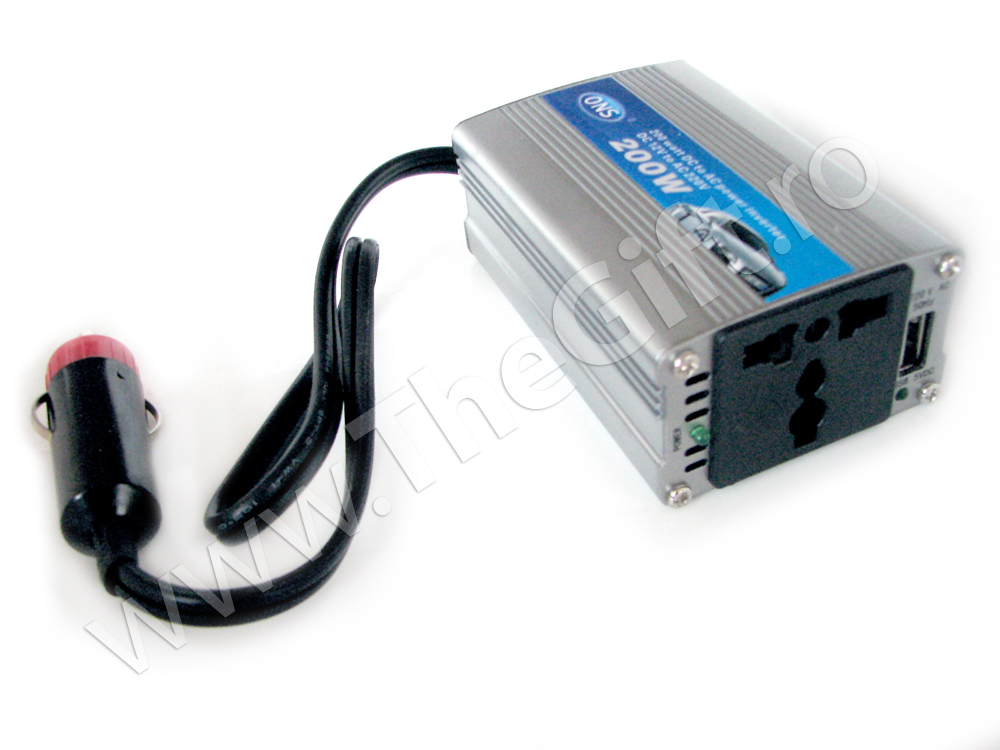 Invertor autor 12V- 220V / 200W
