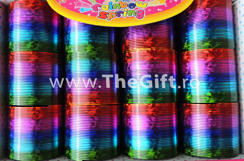 Jucarie Slinky mare, metalizata - Apasa pe imagine pentru inchidere