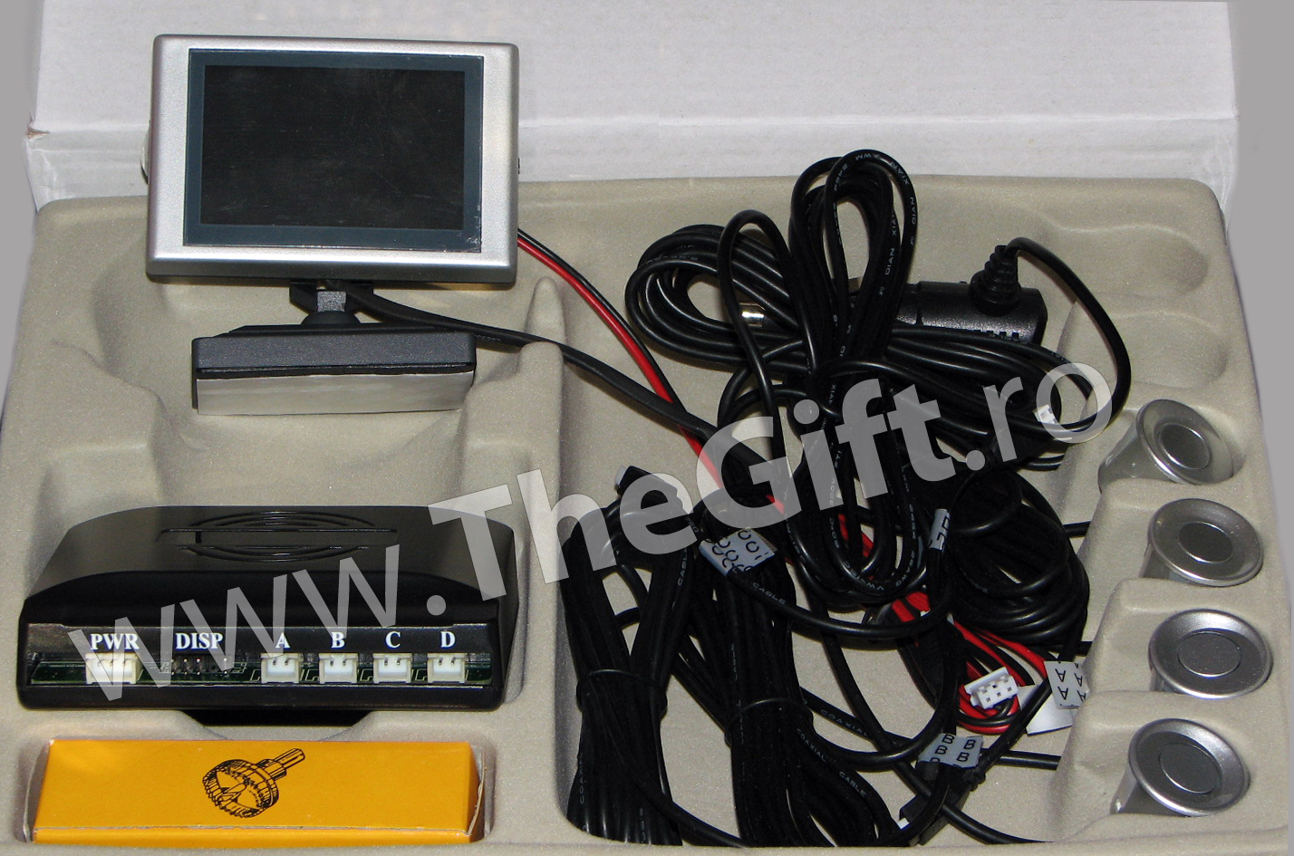 Kit 4 senzori parcare cu display LCD