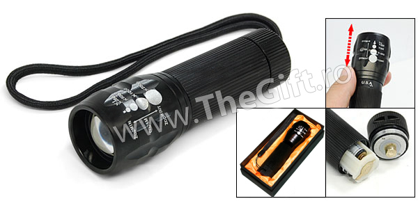 Lanterna cu zoom LED Cree Q5