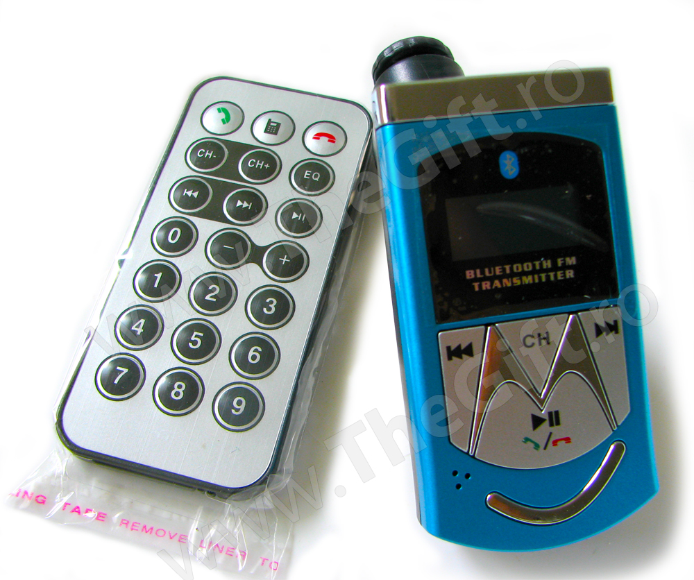 Modulator FM cu Bluetooth, SD/MMC, USB