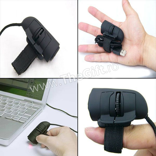 Mouse optic pentru deget