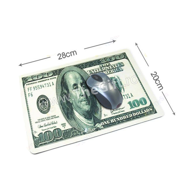 Mouse pad 100 dolari