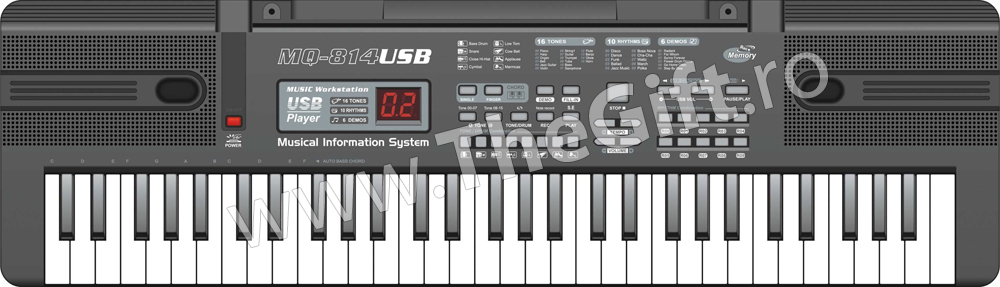 Orga electronica MQ-814 USB cu 61 de clape