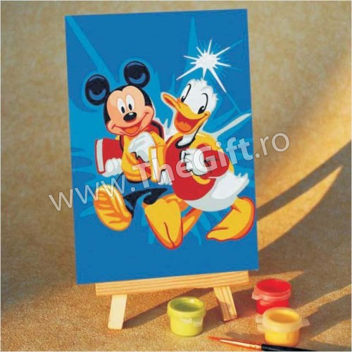 Picteaza dupa numere, set pentru pictura, 15 x 10 cm.