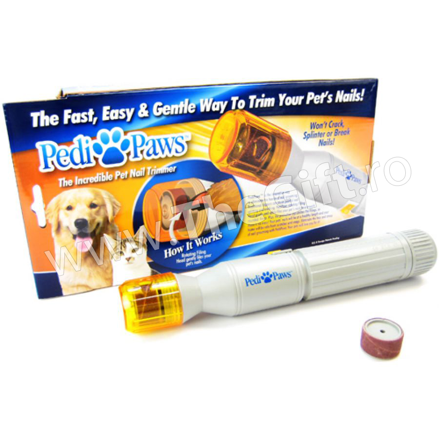 Pedi Paws - pila electrica pentru unghiile cainelui