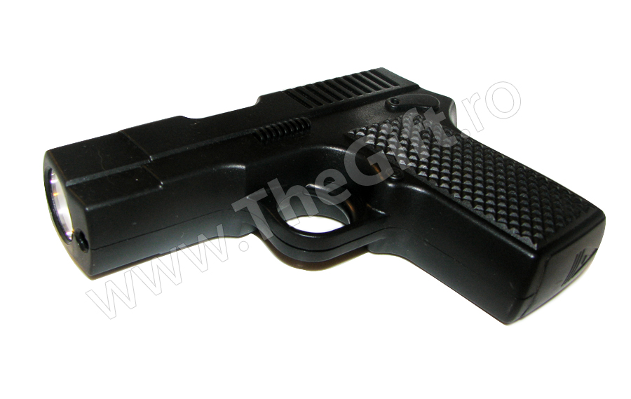 Mini pistol detector de bani UV si lanterna