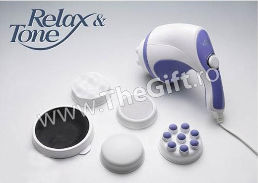 Relax & Tone Spin, aparat de vibromasaj, anticelulitic - Apasa pe imagine pentru inchidere