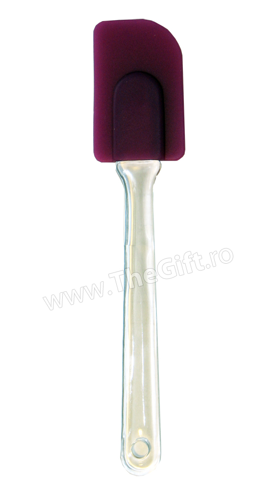 Spatula din silicon cu maner transparent