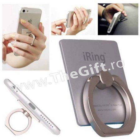 Suport telefon, smartphone, tableta, inel iRing - Apasa pe imagine pentru inchidere