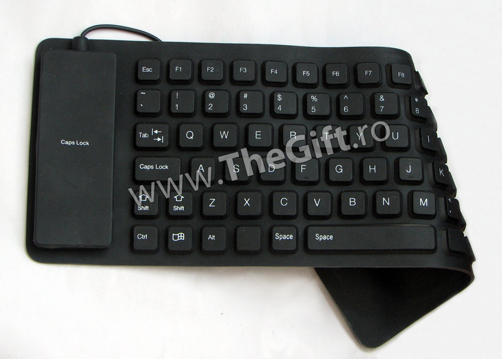 Mini tastatura flexibila din silicon